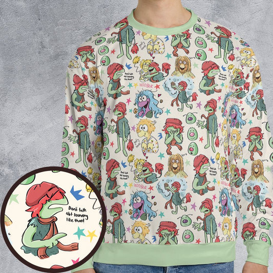 All-over Print Sweatshirt - VADN7ARH -  - 1