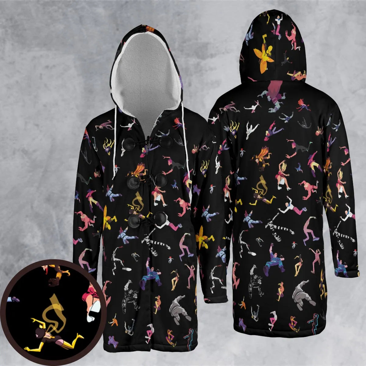 Hooded Cloak Coat - PACN8CMF