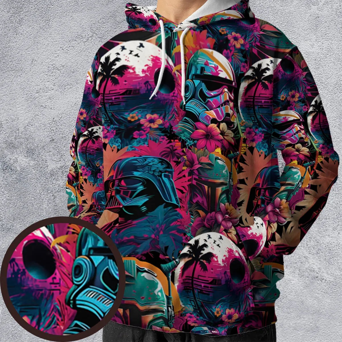 All-over Print Hoodie - R1NG8JGK