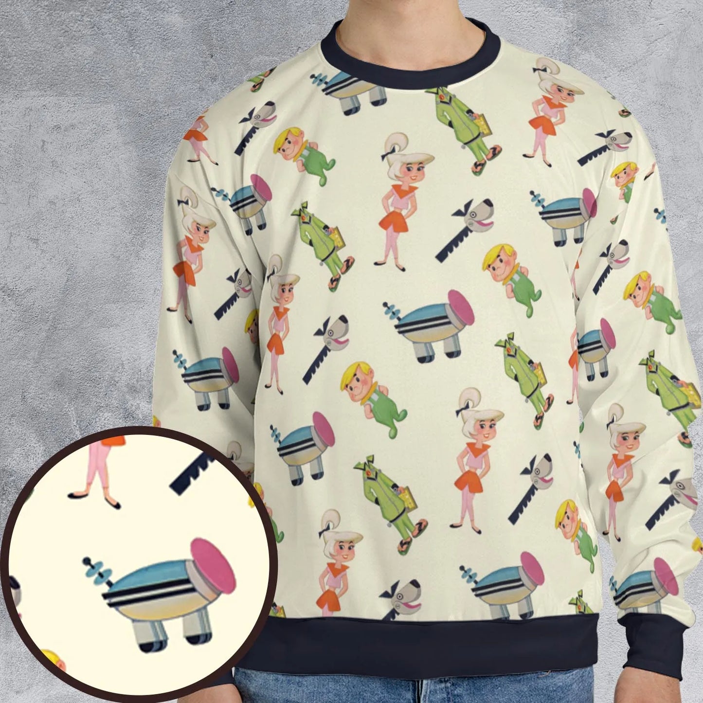 All-over Print Sweatshirt - 2QA1AF7N