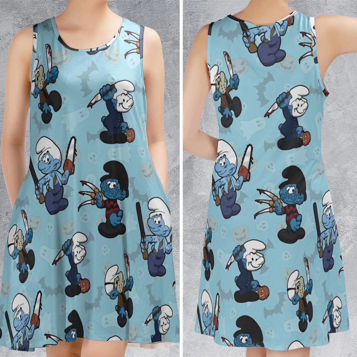 Sleeveless Dress - BWSTUX78