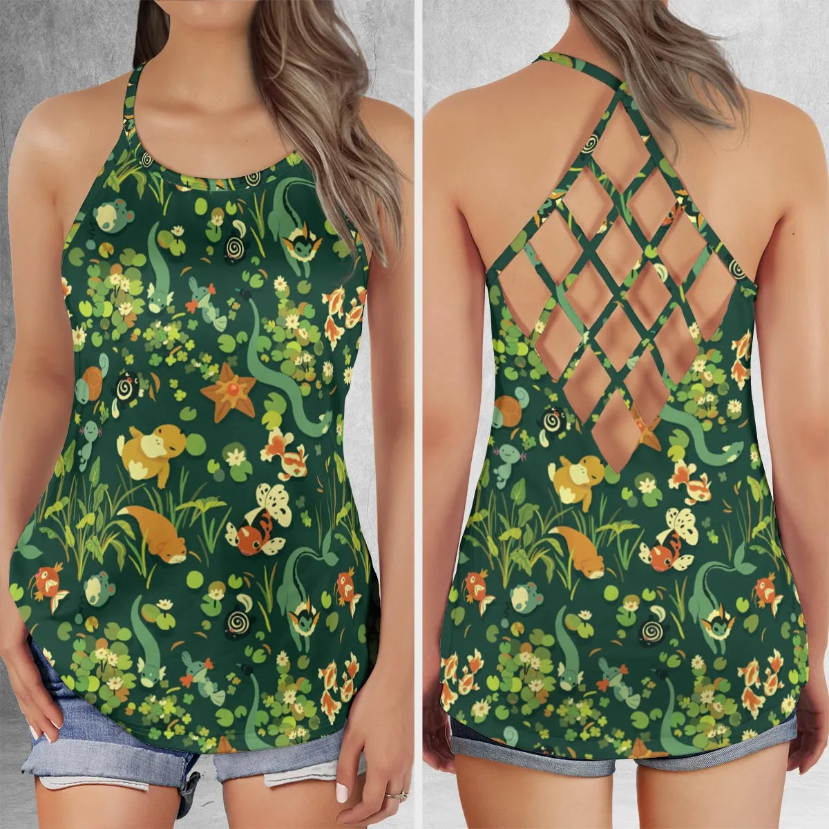 Criss Cross Tank Top - RXSKY7CE