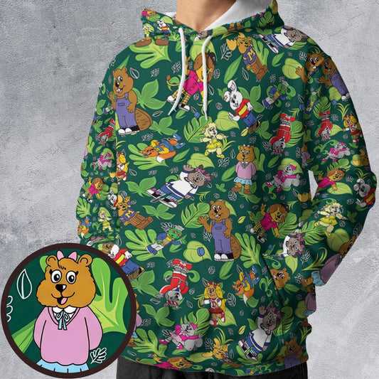 All-over Print Hoodie - 7L4YE6VX -  - 1