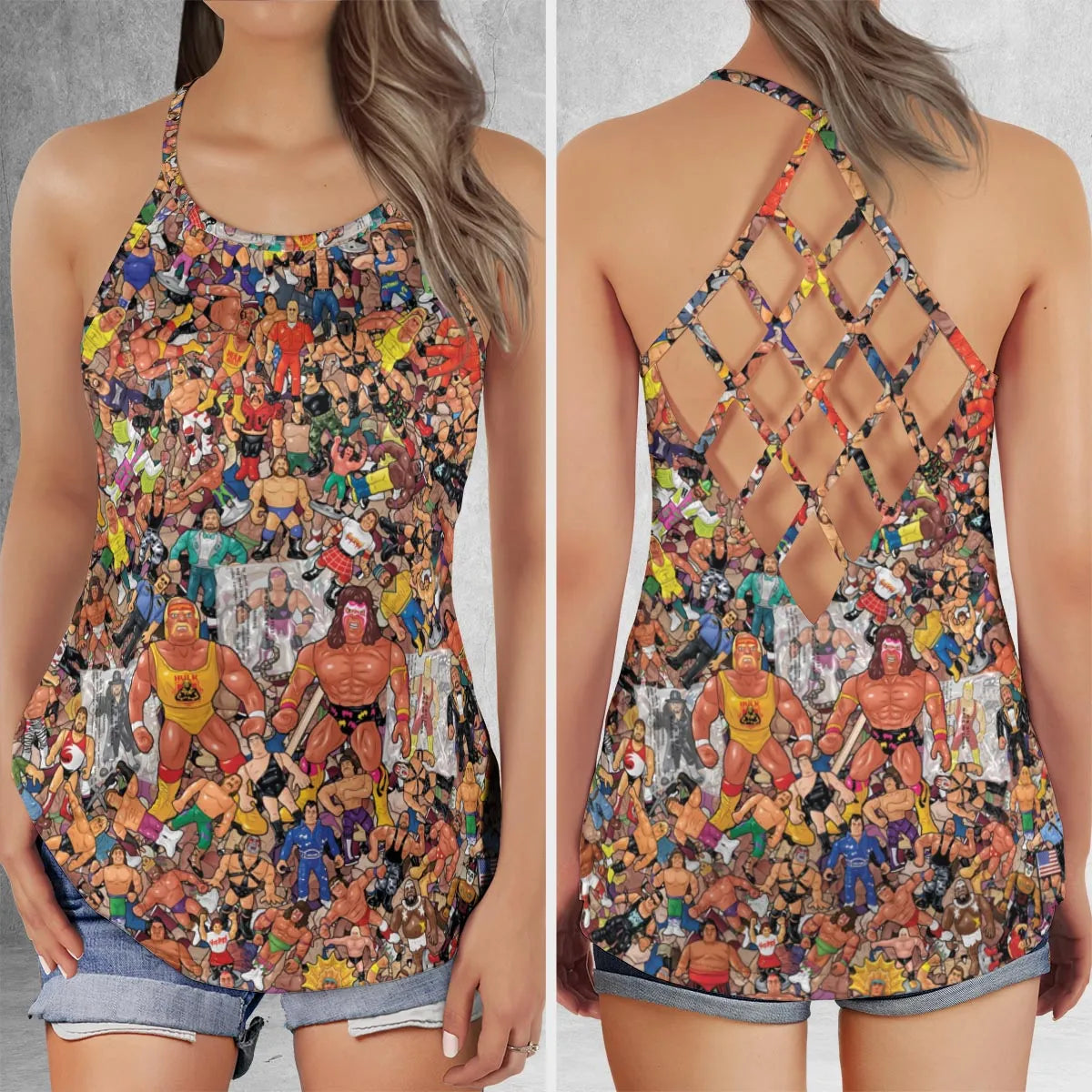 Criss Cross Tank Top - M5LSJMYZ