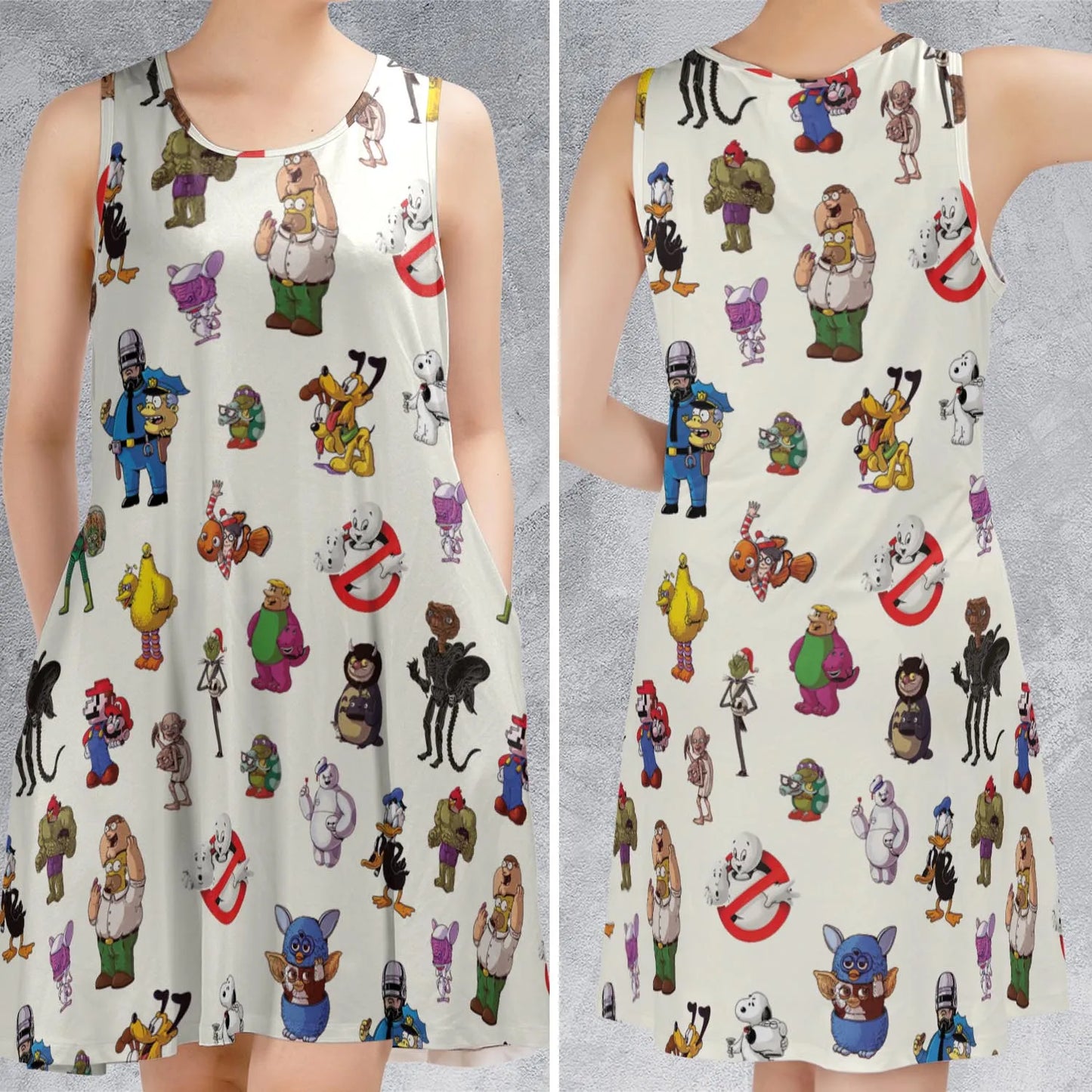 Sleeveless Dress - A7P8BUB5