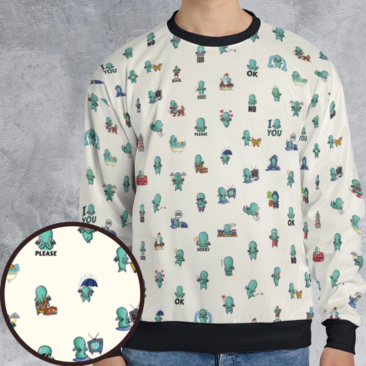 All-over Print Sweatshirt - UMSRLHA5
