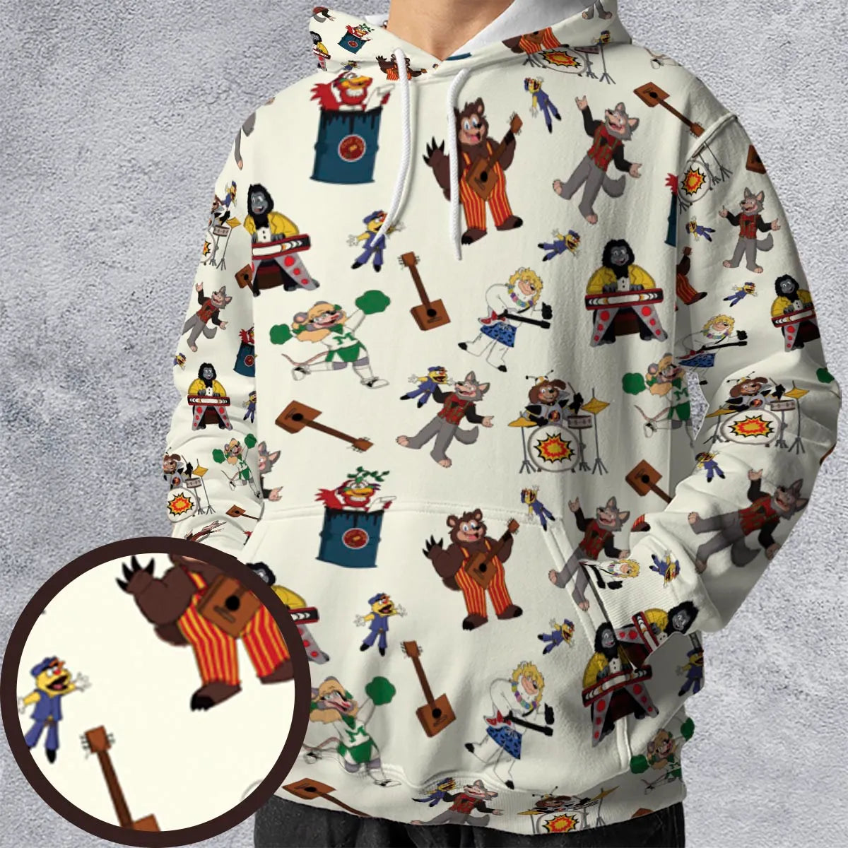 All-over Print Hoodie - GCWXU8SF