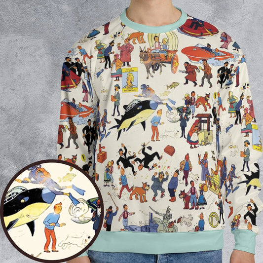 All-over Print Sweatshirt - 4LP8CSW2