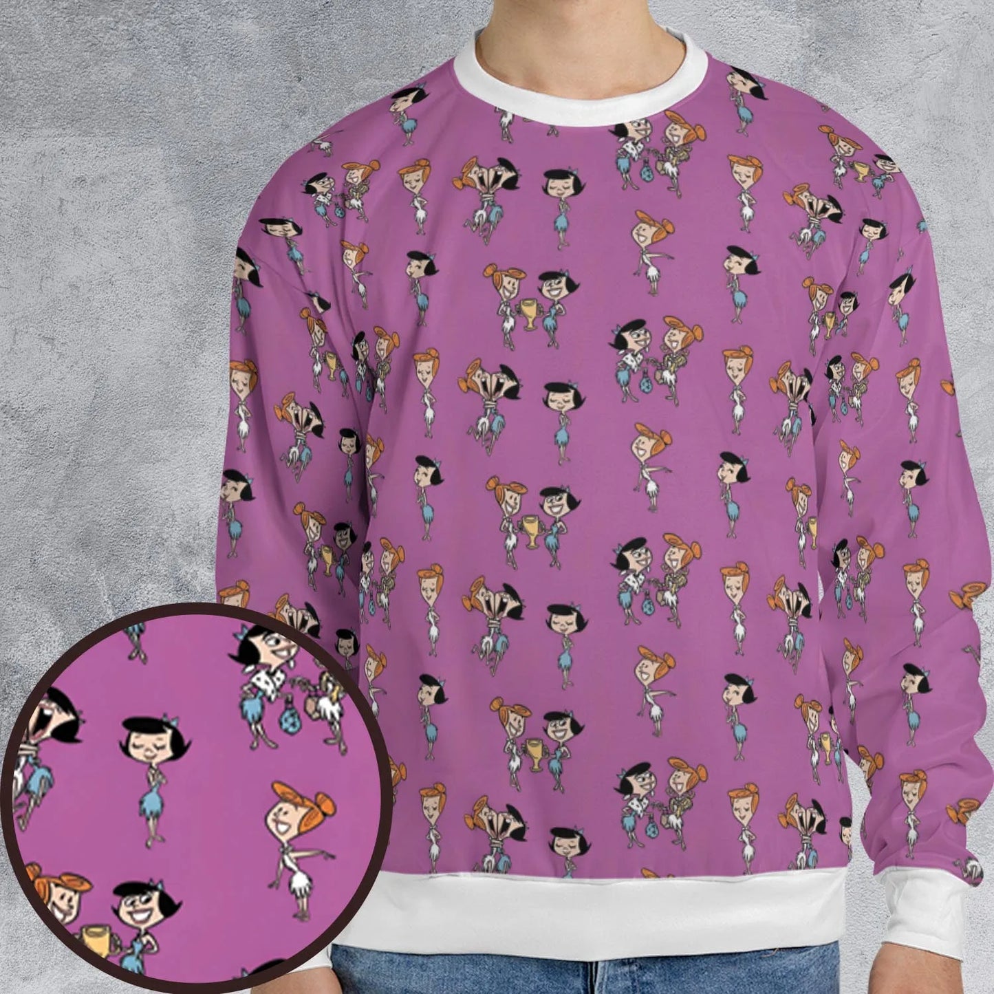 All-over Print Sweatshirt - 2TPB4ZUY