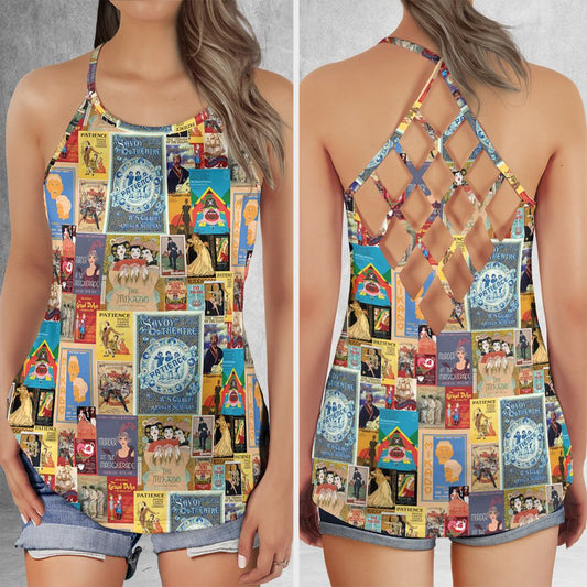 Criss Cross Tank Top - V5DCSSB3 -  - 1