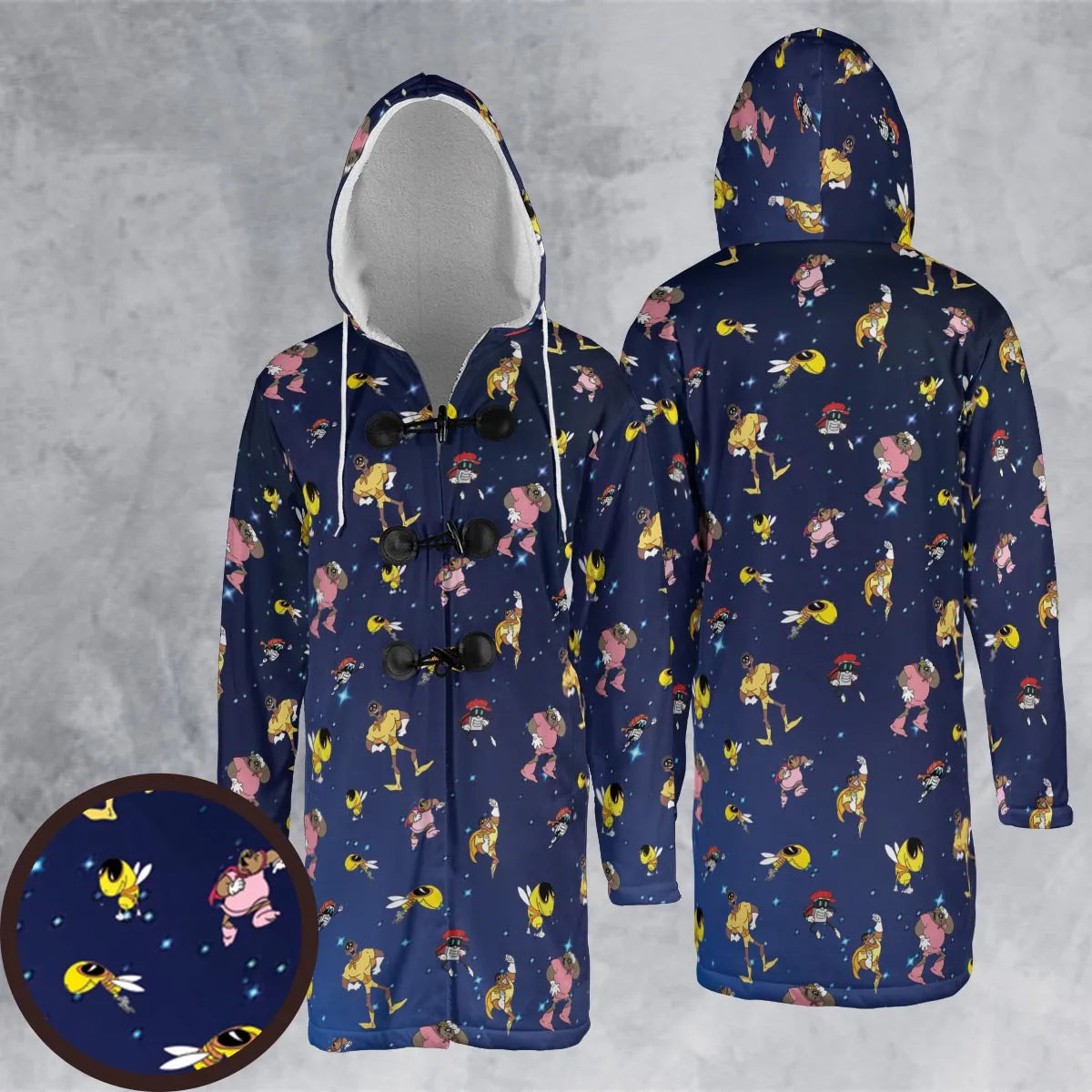 Hooded Cloak Coat - HRQK33W3