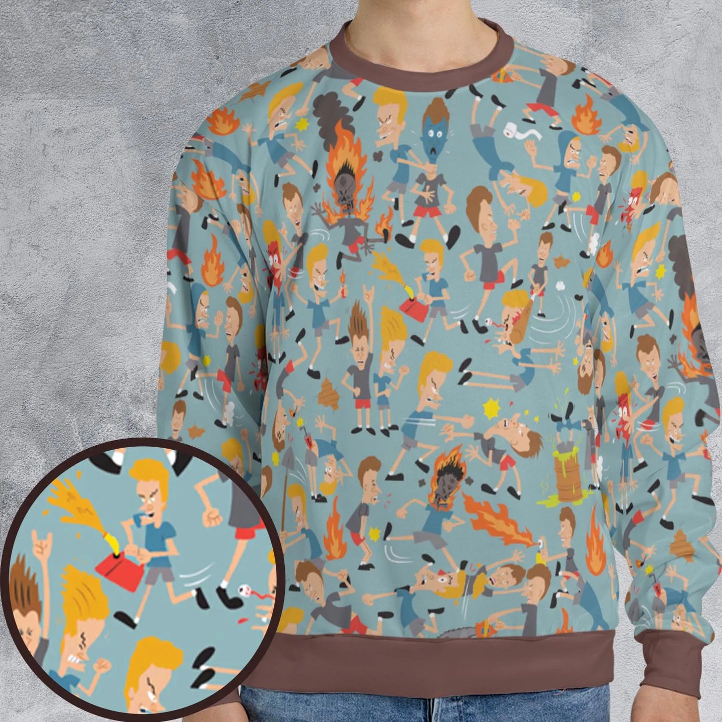 All-over Print Sweatshirt - ANN4GJHA