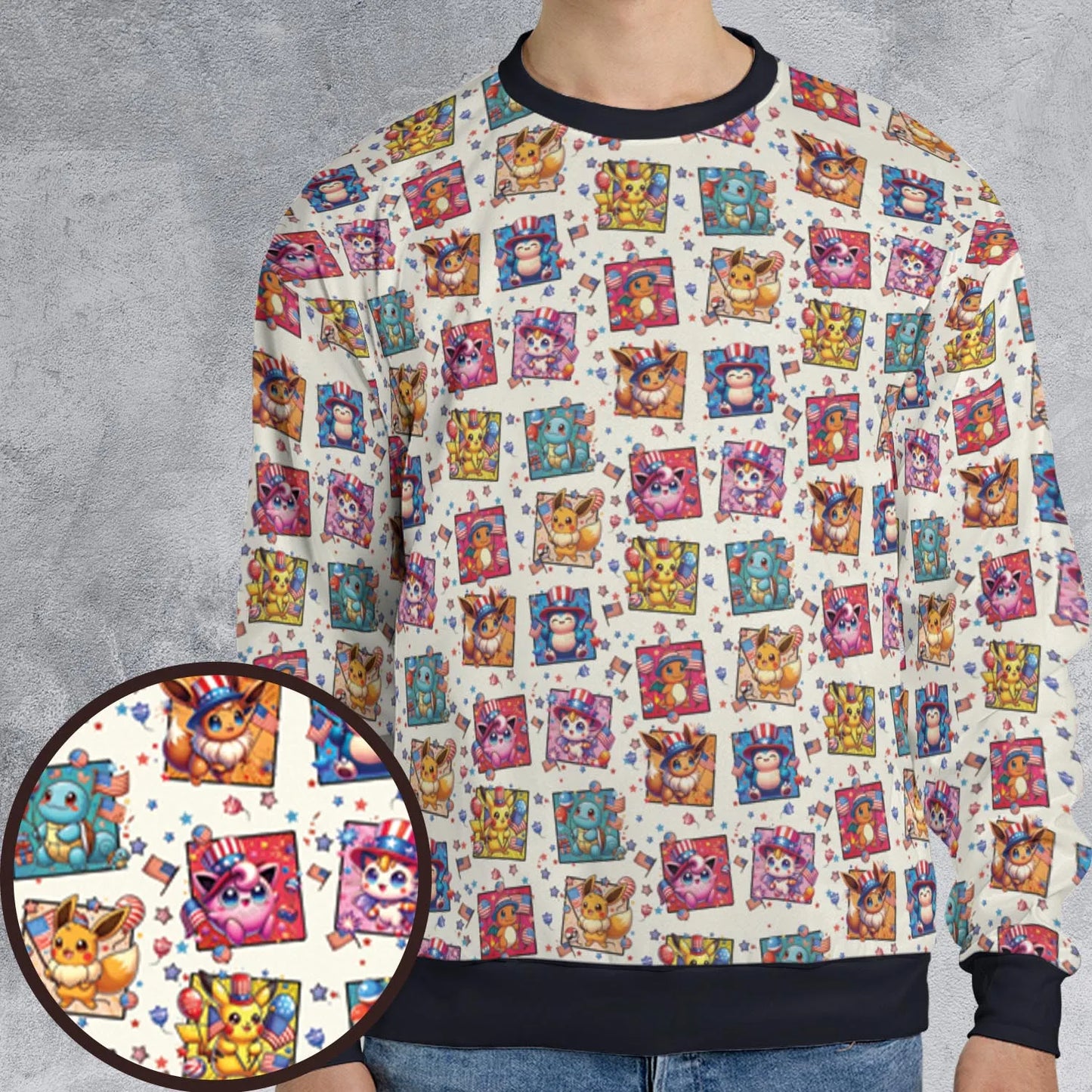 All-over Print Sweatshirt - 2SCS7NKB