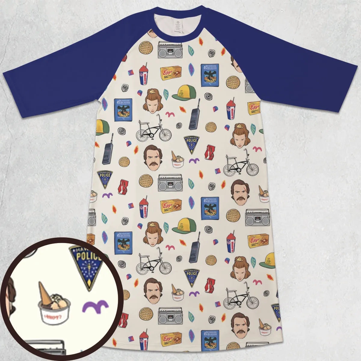 3/4 Sleeve Raglan Dress - X53CWAFS