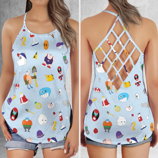 Criss Cross Tank Top - Y5MWZNFG