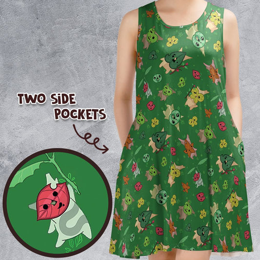 Sleeveless Dress - XTAAMXSM -  - 1