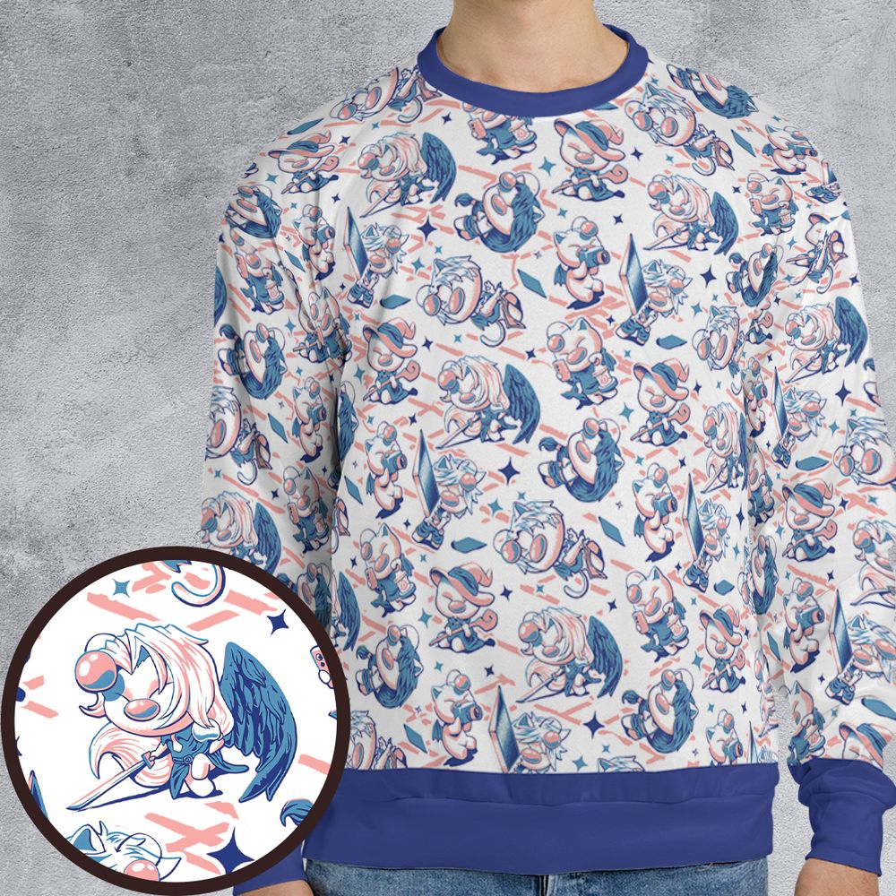 All-over Print Sweatshirt - 2XK7J5MX -  - 1