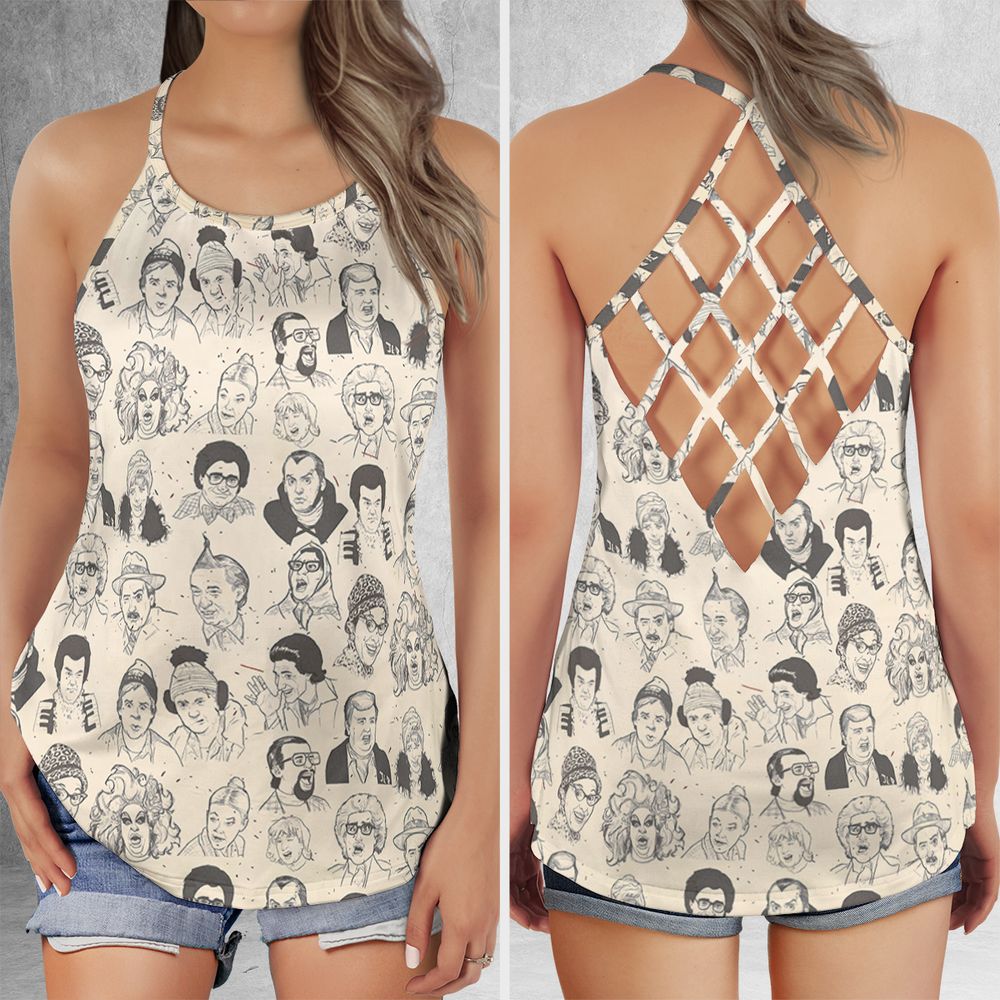 Criss Cross Tank Top - X4MSPXWJ -  - 1