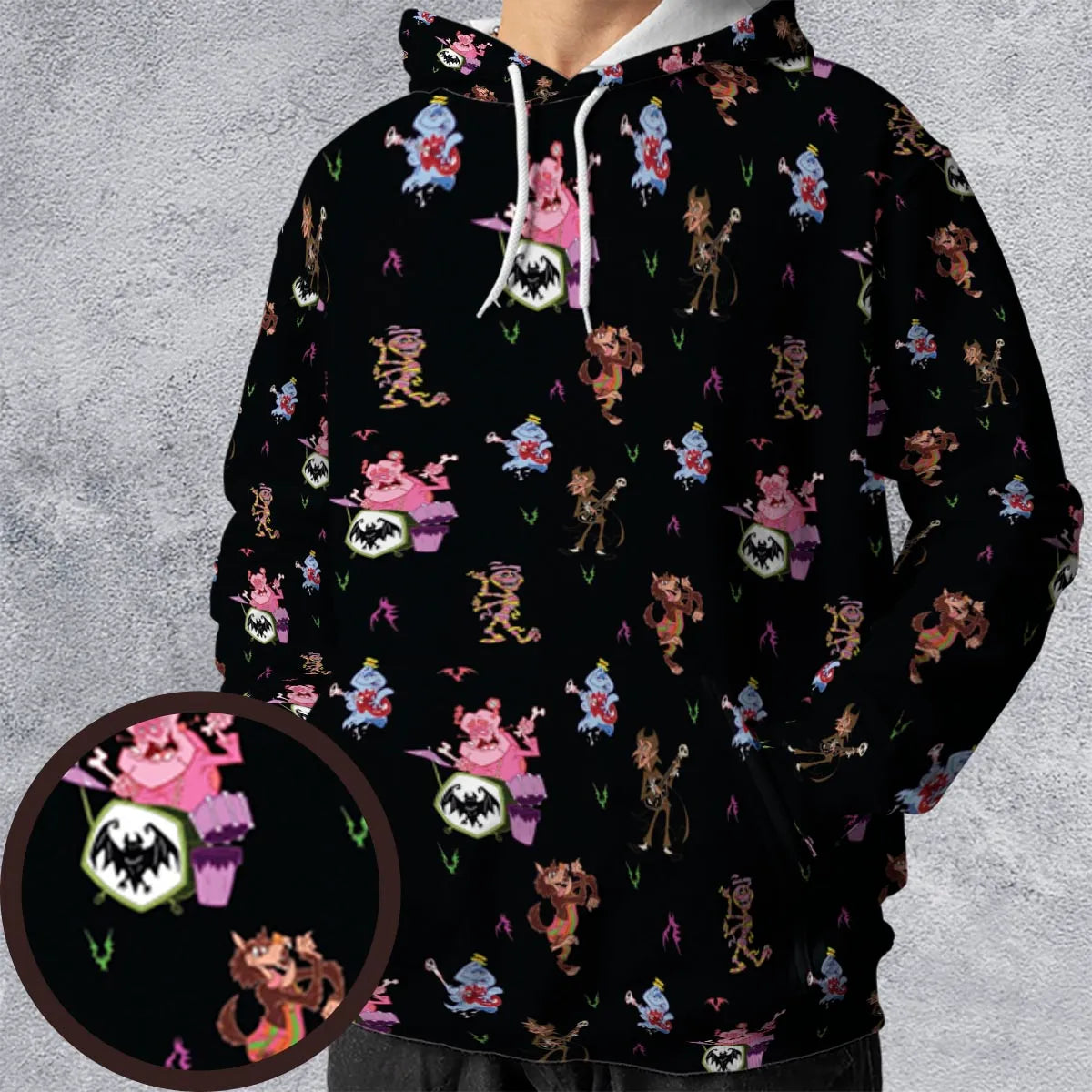 All-over Print Hoodie - 7EV2RJD4