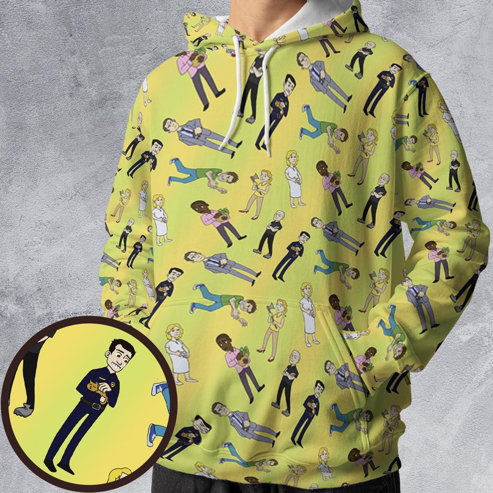 All-over Print Hoodie - 1NN7ABAT -  - 1