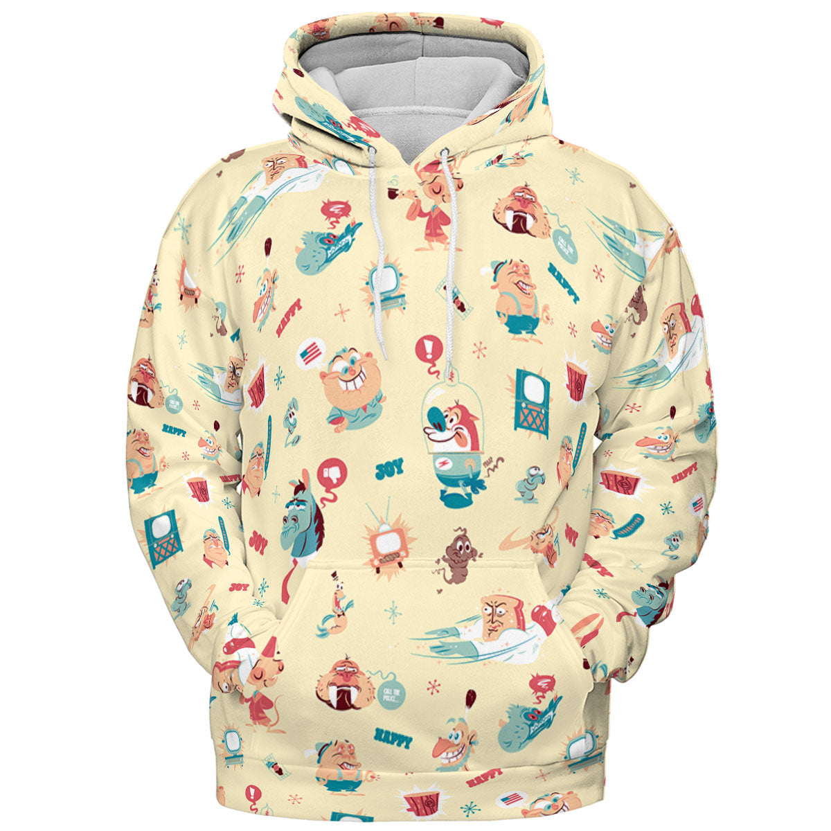 All-over Print Hoodie - QRFKLST7