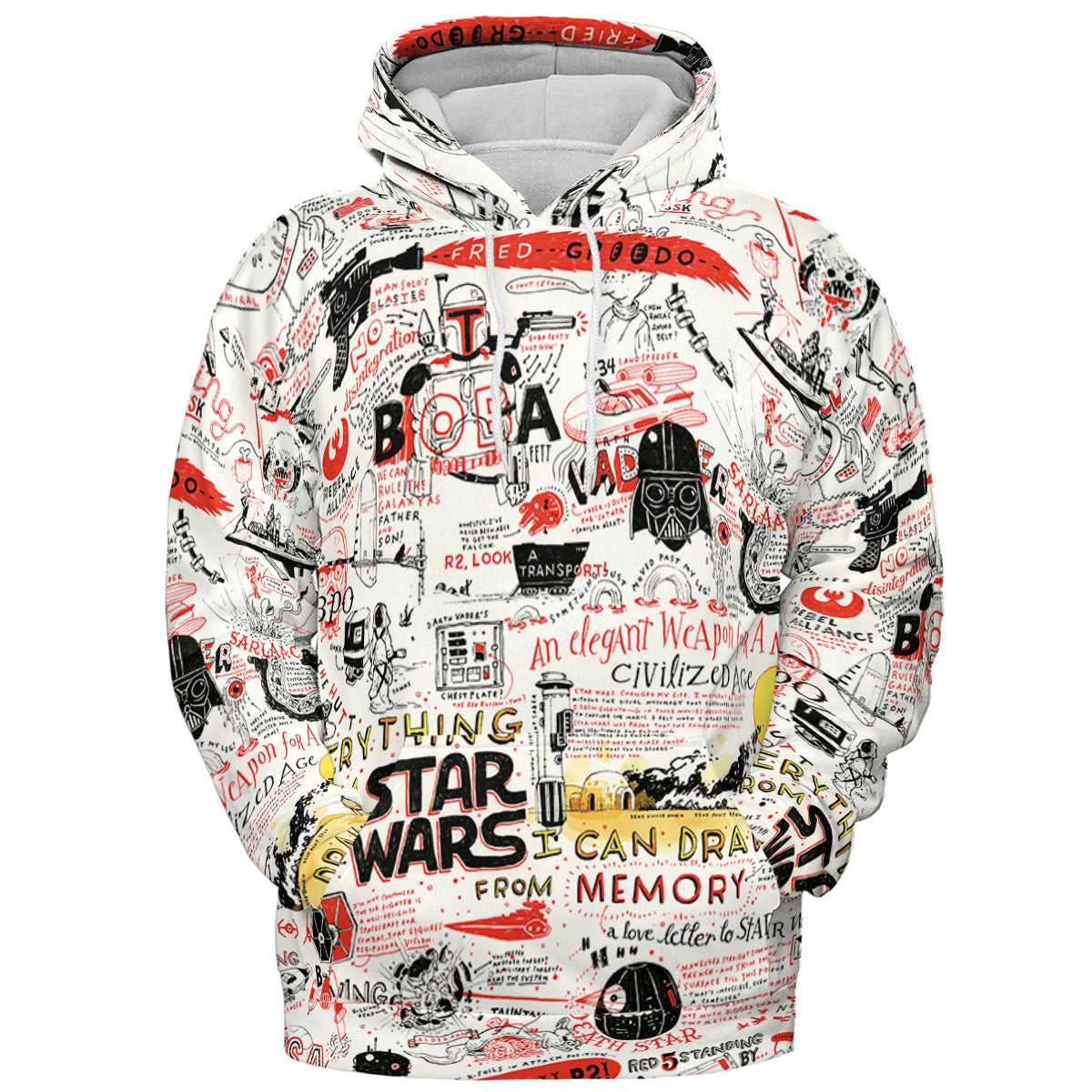 All-over Print Hoodie - MM4CG2FY