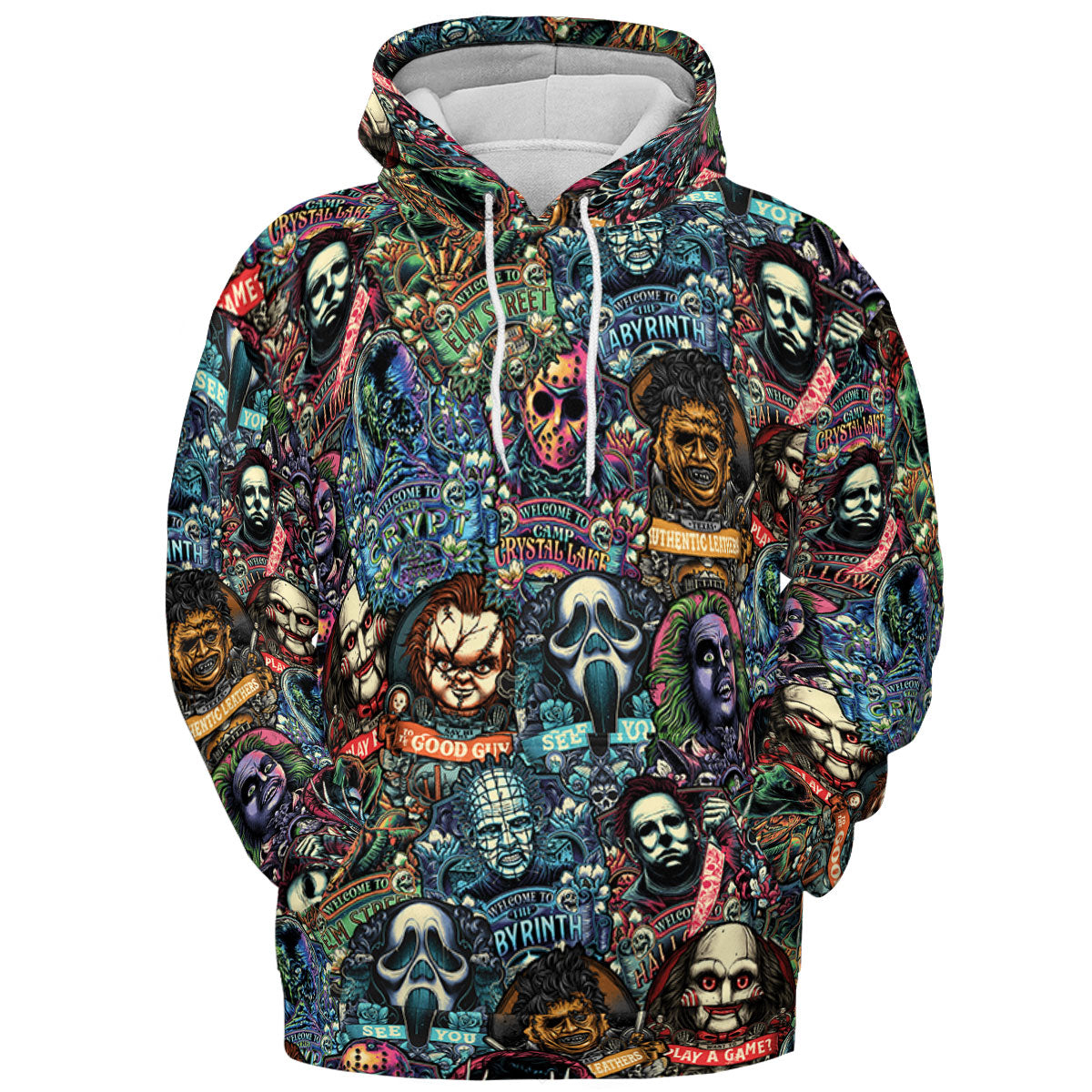 All-over Print Hoodie - E59LLBUM