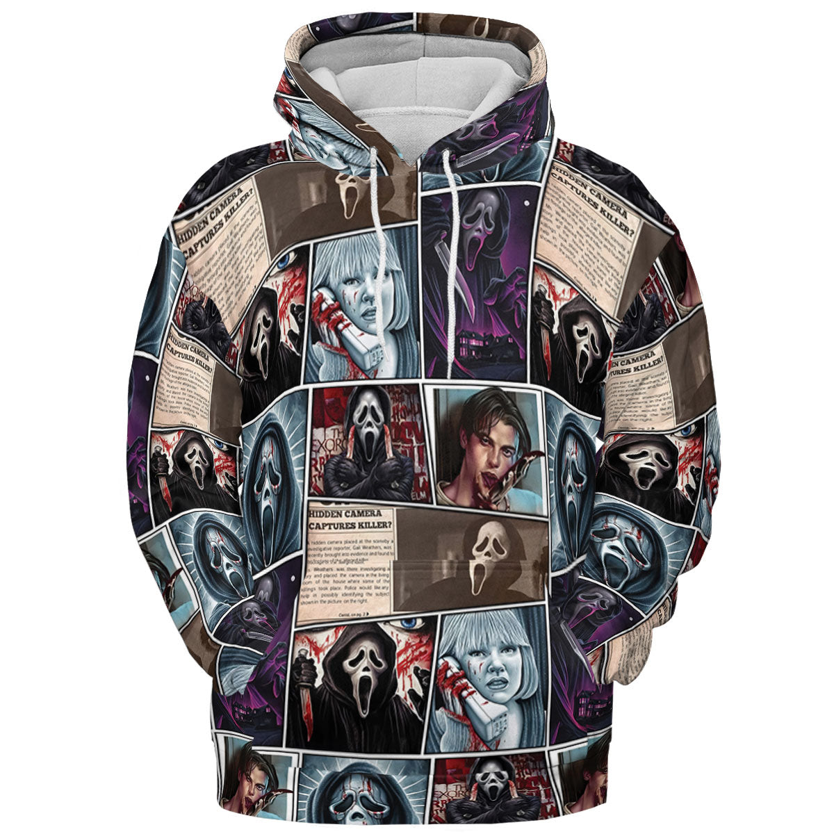 All-over Print Hoodie - H4QRBLG8