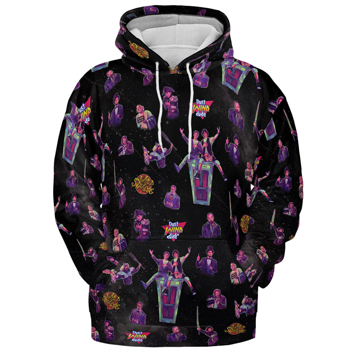 All-over Print Hoodie - EHRBPKBL