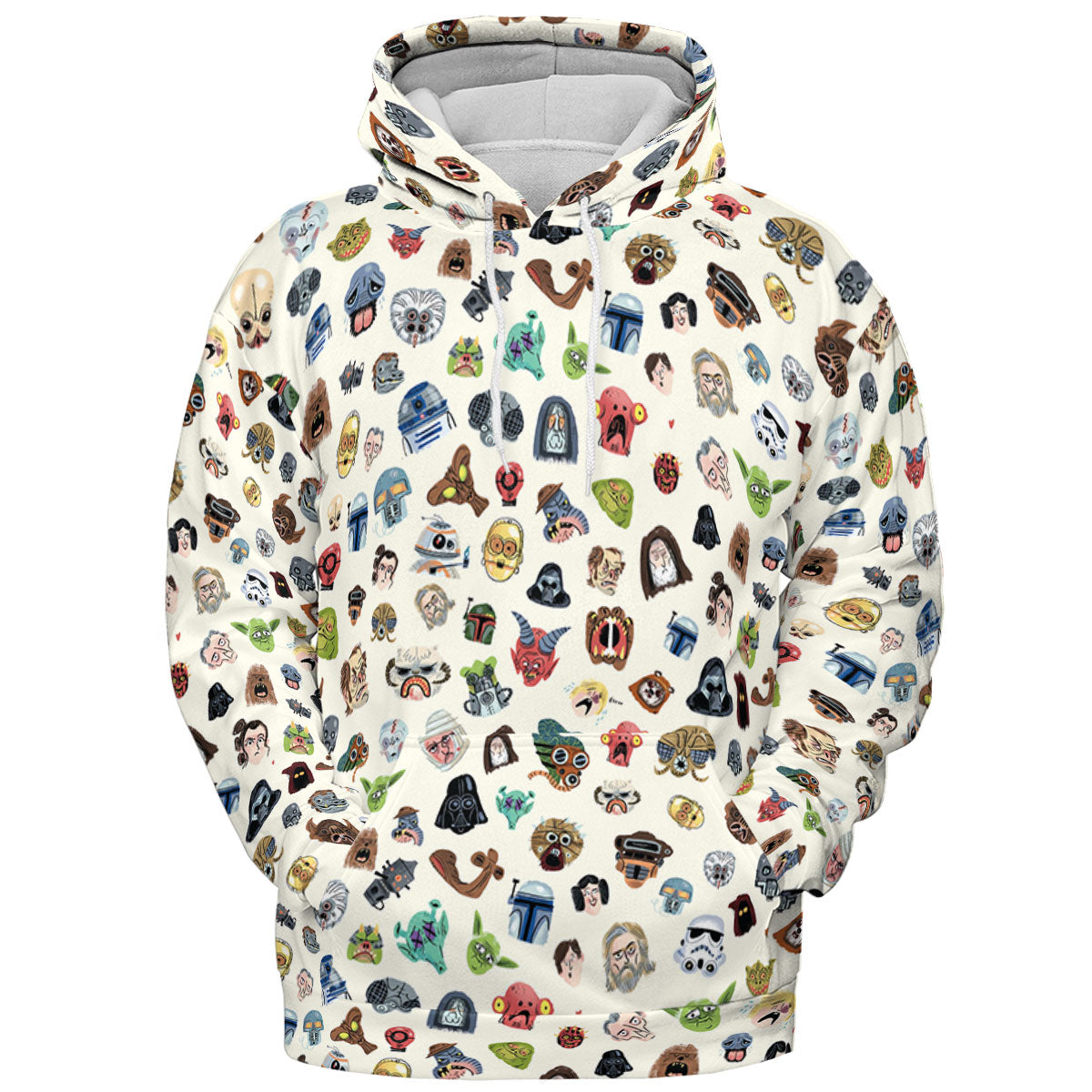 All-over Print Hoodie - D3WQZTSN