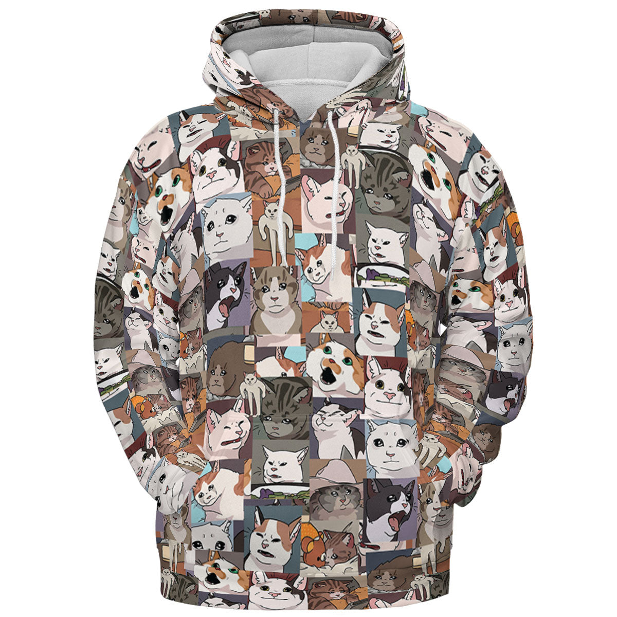All-over Print Hoodie - SK8T2ABG