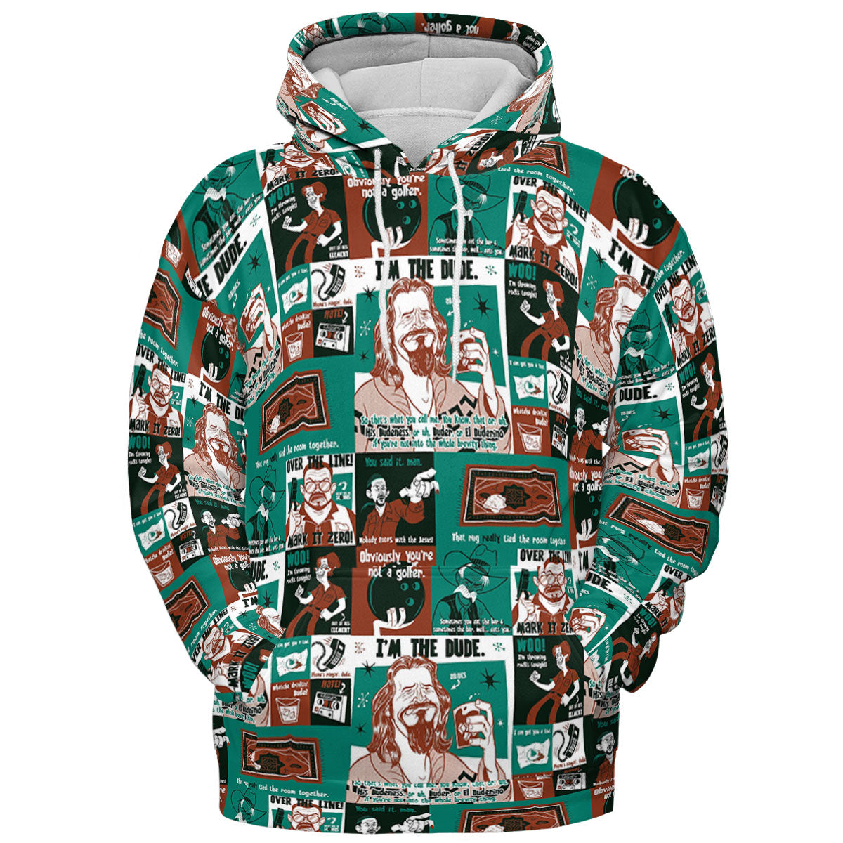 All-over Print Hoodie - ZVDTTNHB