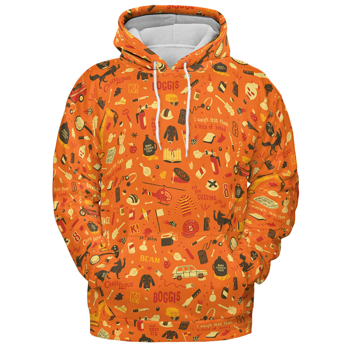 All-over Print Hoodie - 6E62C5E7