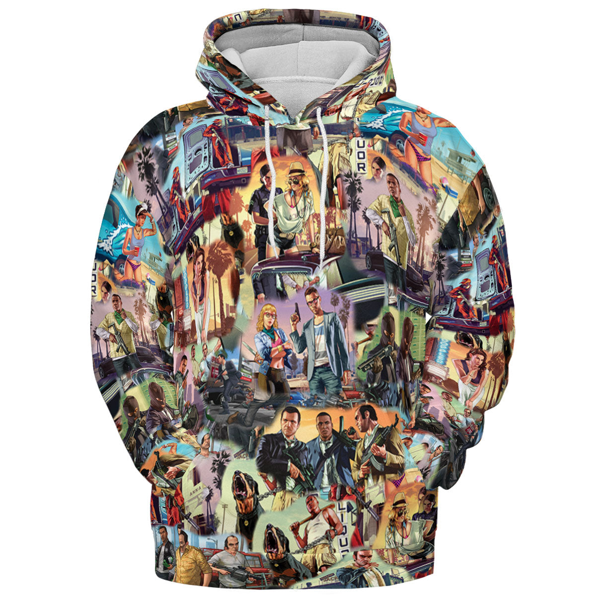 All-over Print Hoodie - 71PWE1MM