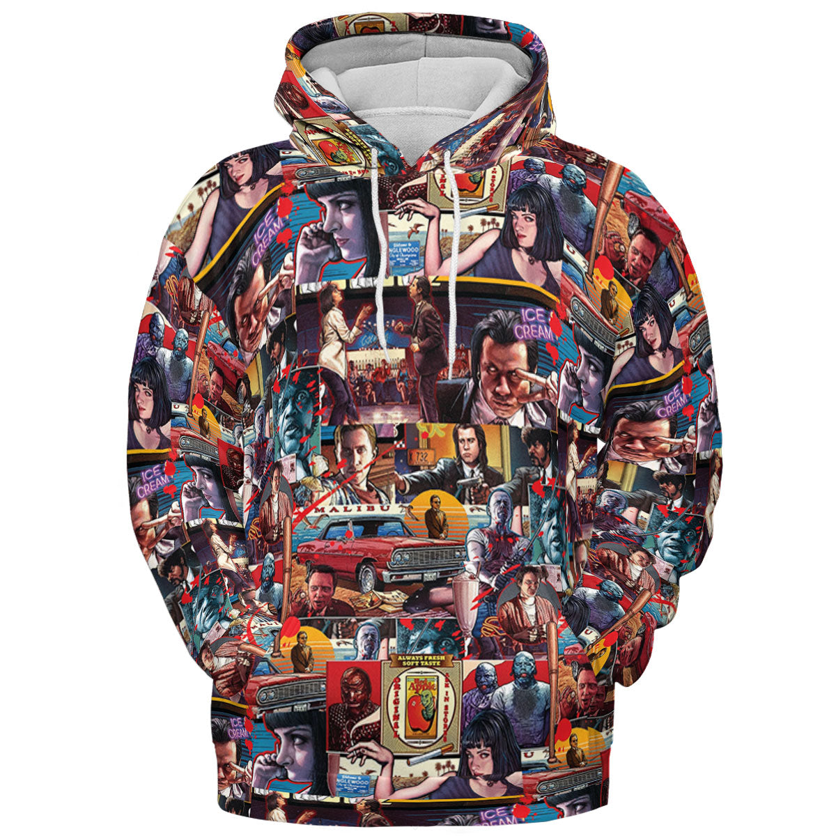 All-over Print Hoodie - BJ49L1LW