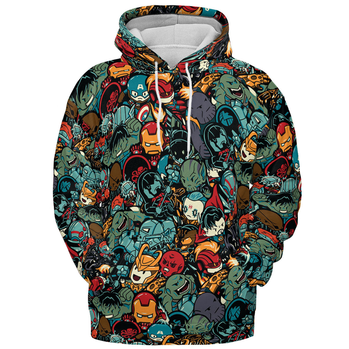 All-over Print Hoodie - FNXKPWEU