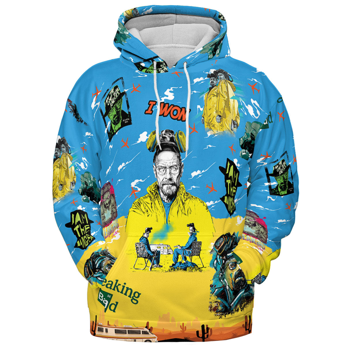 All-over Print Hoodie - EWX84C3M