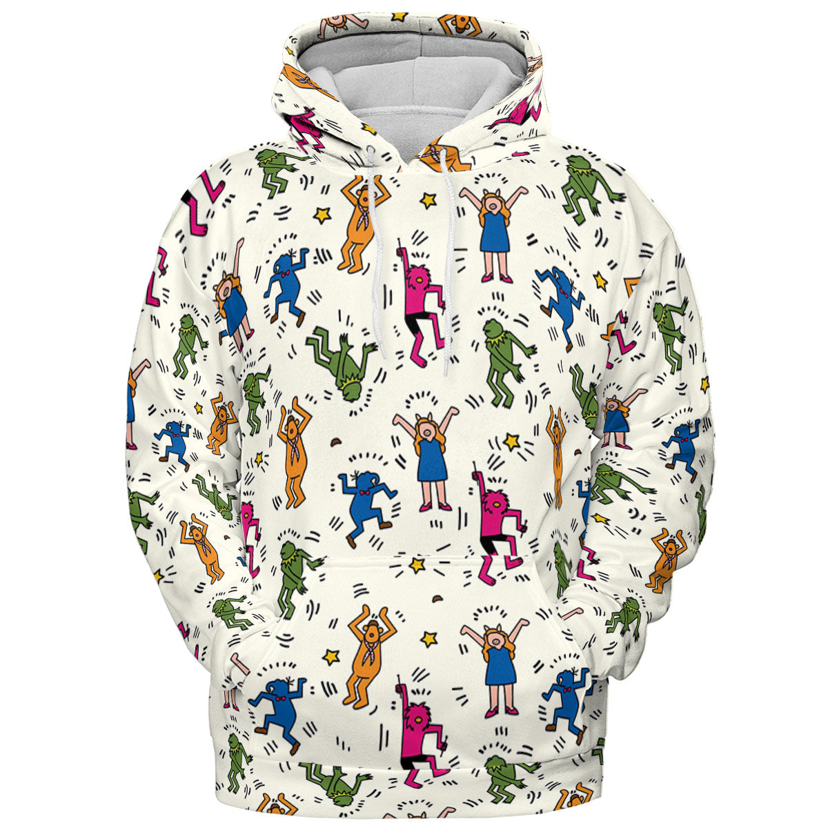 All-over Print Hoodie - 8882D354