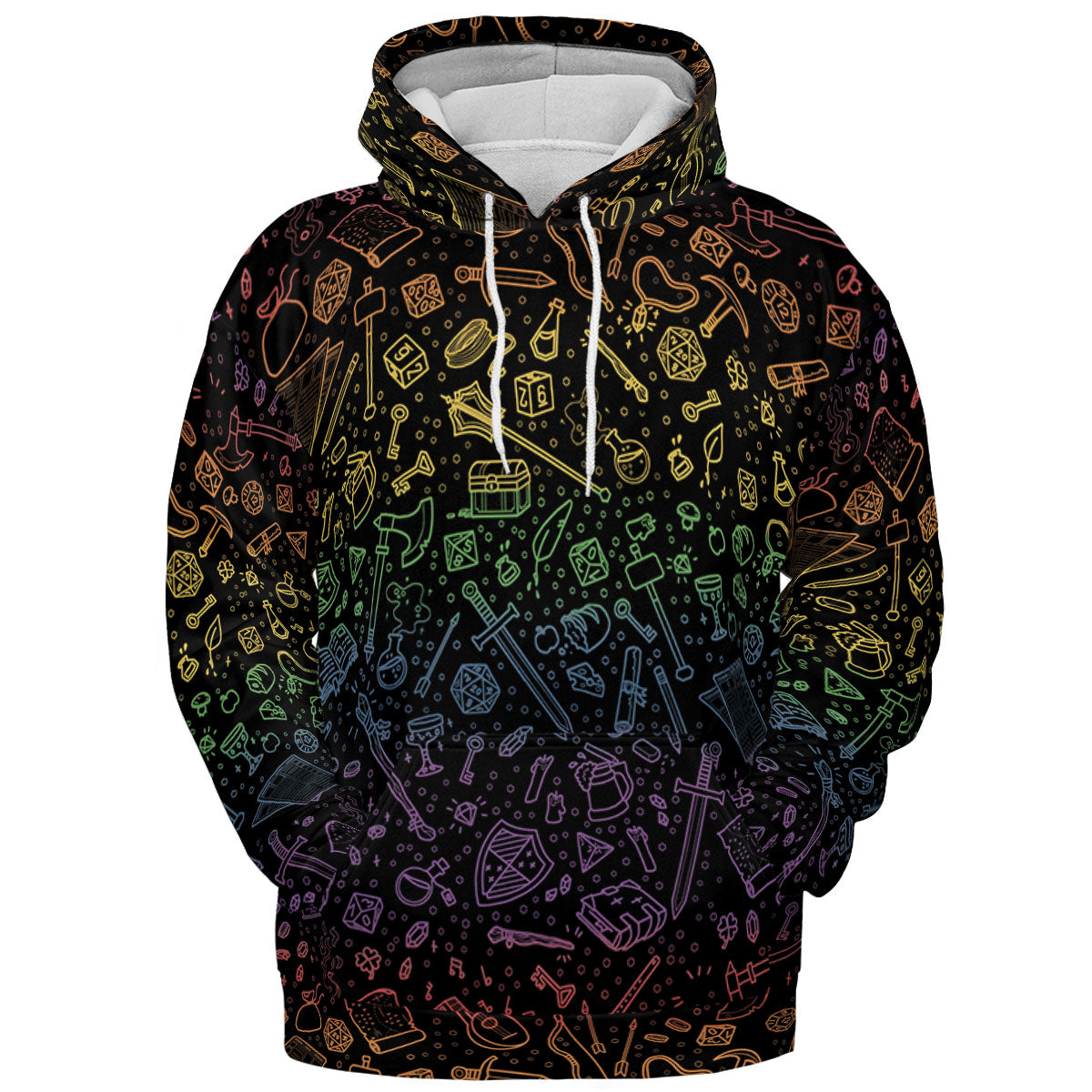 All-over Print Hoodie - 8FD3WX6C