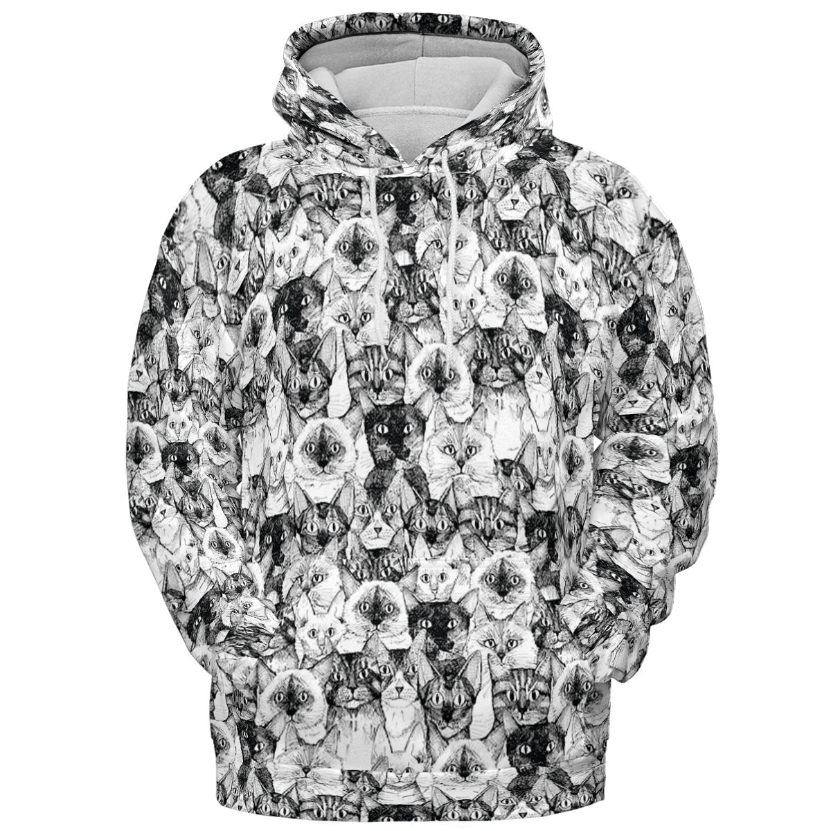 Just Cats All-over Print Hoodie