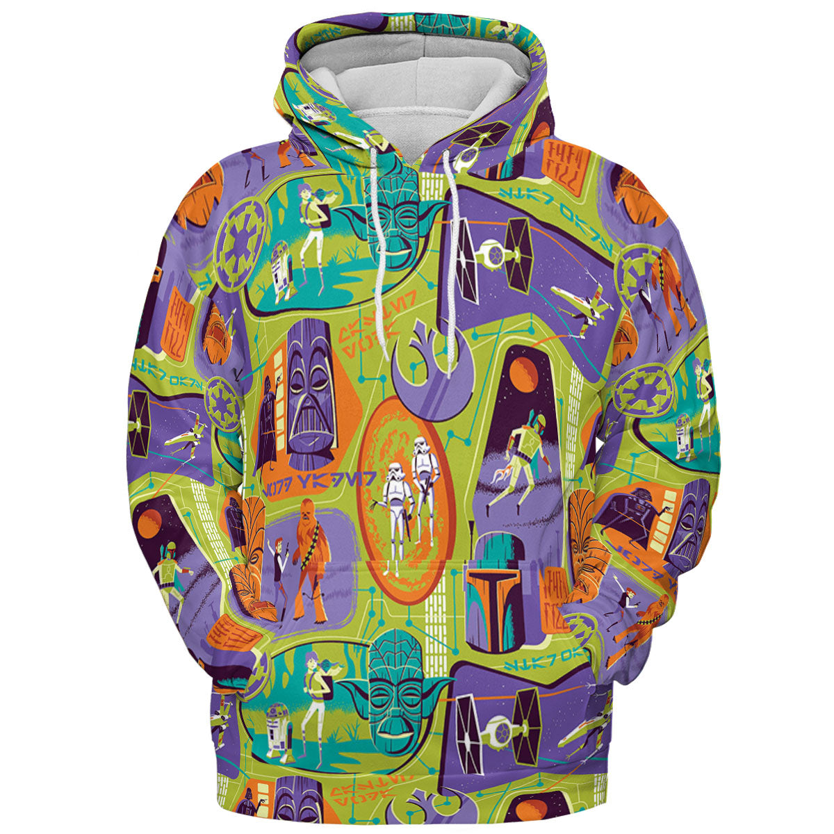 All-over Print Hoodie - X95TMHFF