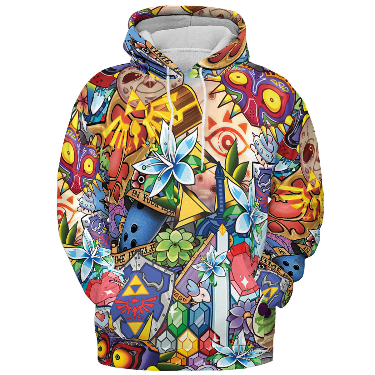 All-over Print Hoodie - CKWHWBT7