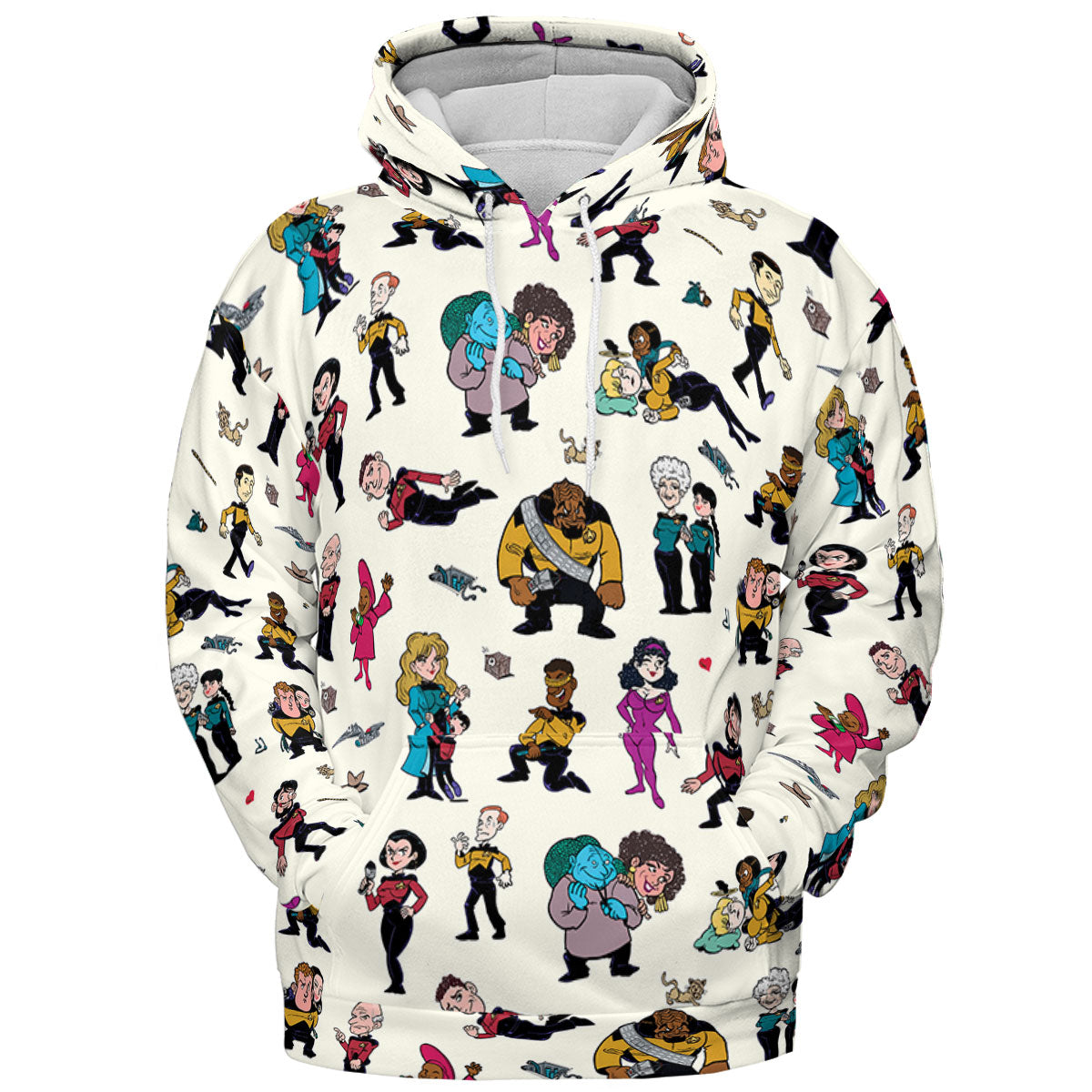All-over Print Hoodie - 8PB4RJF9