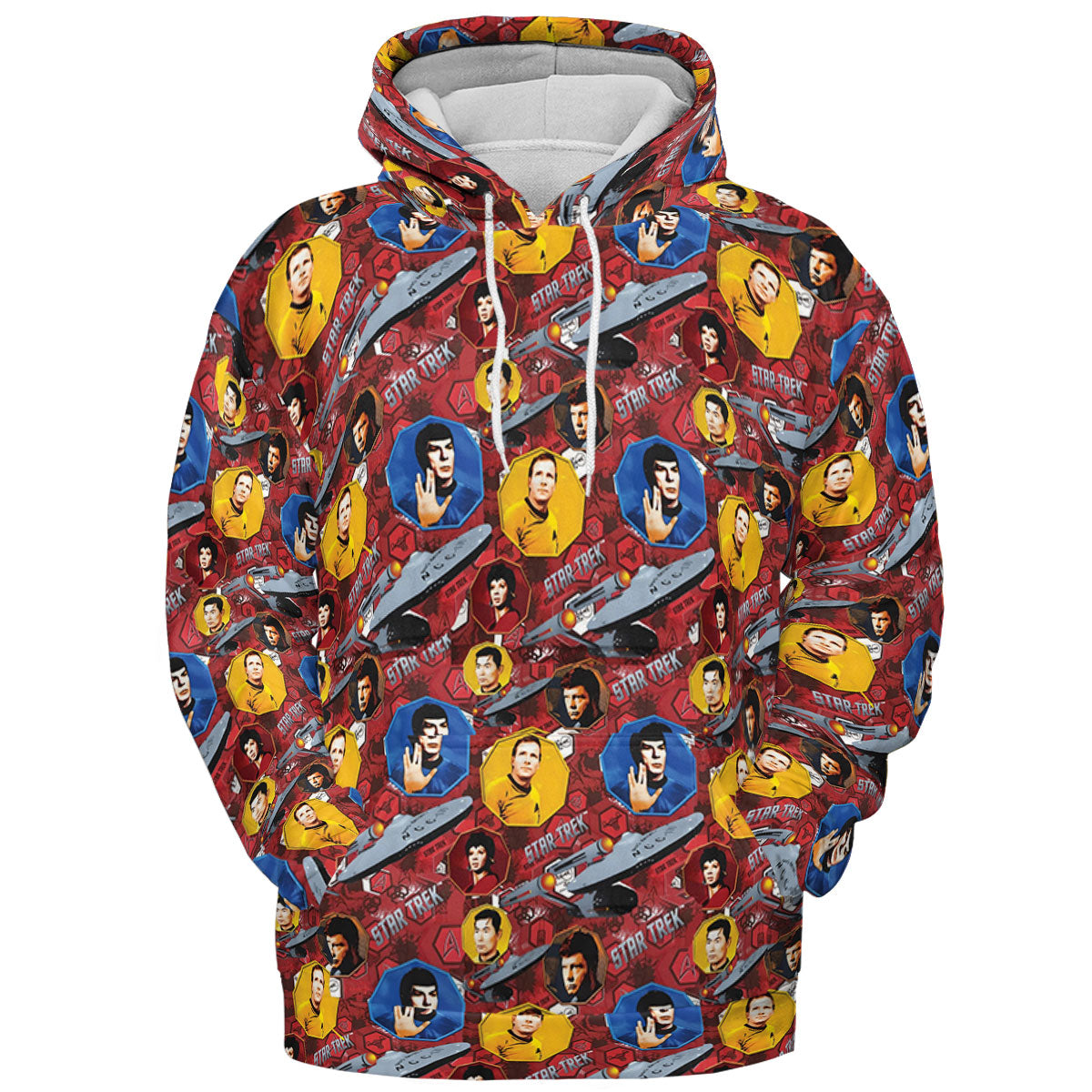 All-over Print Hoodie - 7KFZG1KD