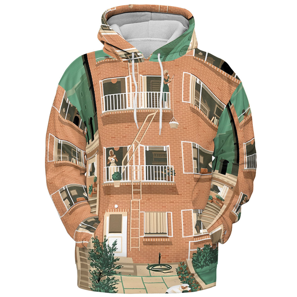 All-over Print Hoodie - 1PHMLBNF