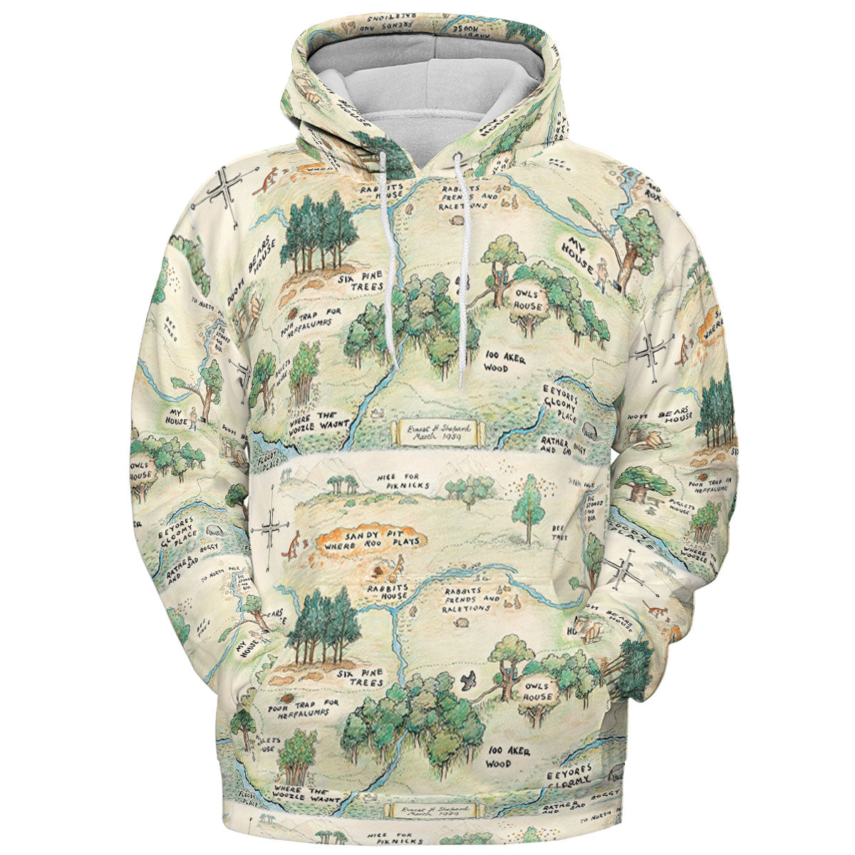 All-over Print Hoodie - T7DVJU4H