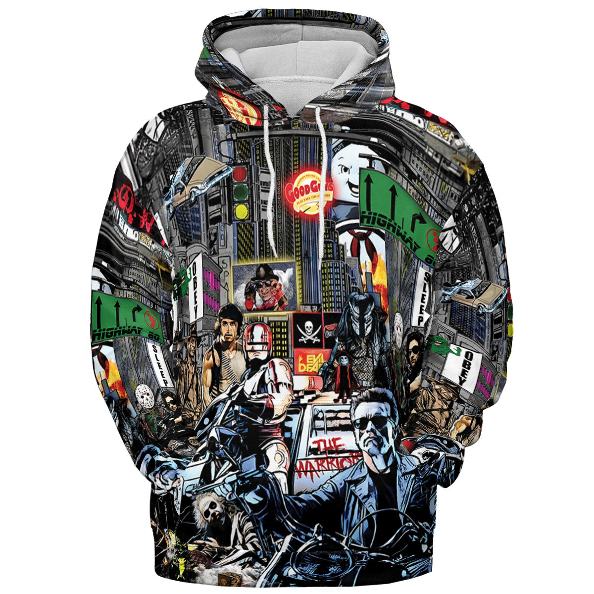 All-over Print Hoodie - 194CDPRD