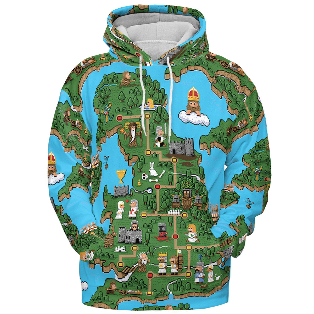 All-over Print Hoodie - 4XTUV319
