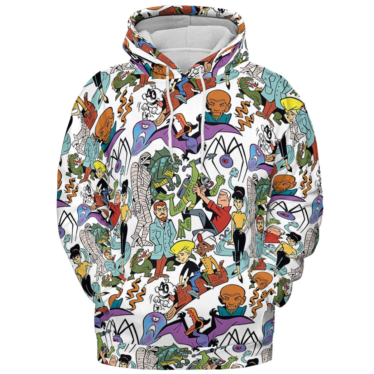 All-over Print Hoodie - 5QXYUWKA