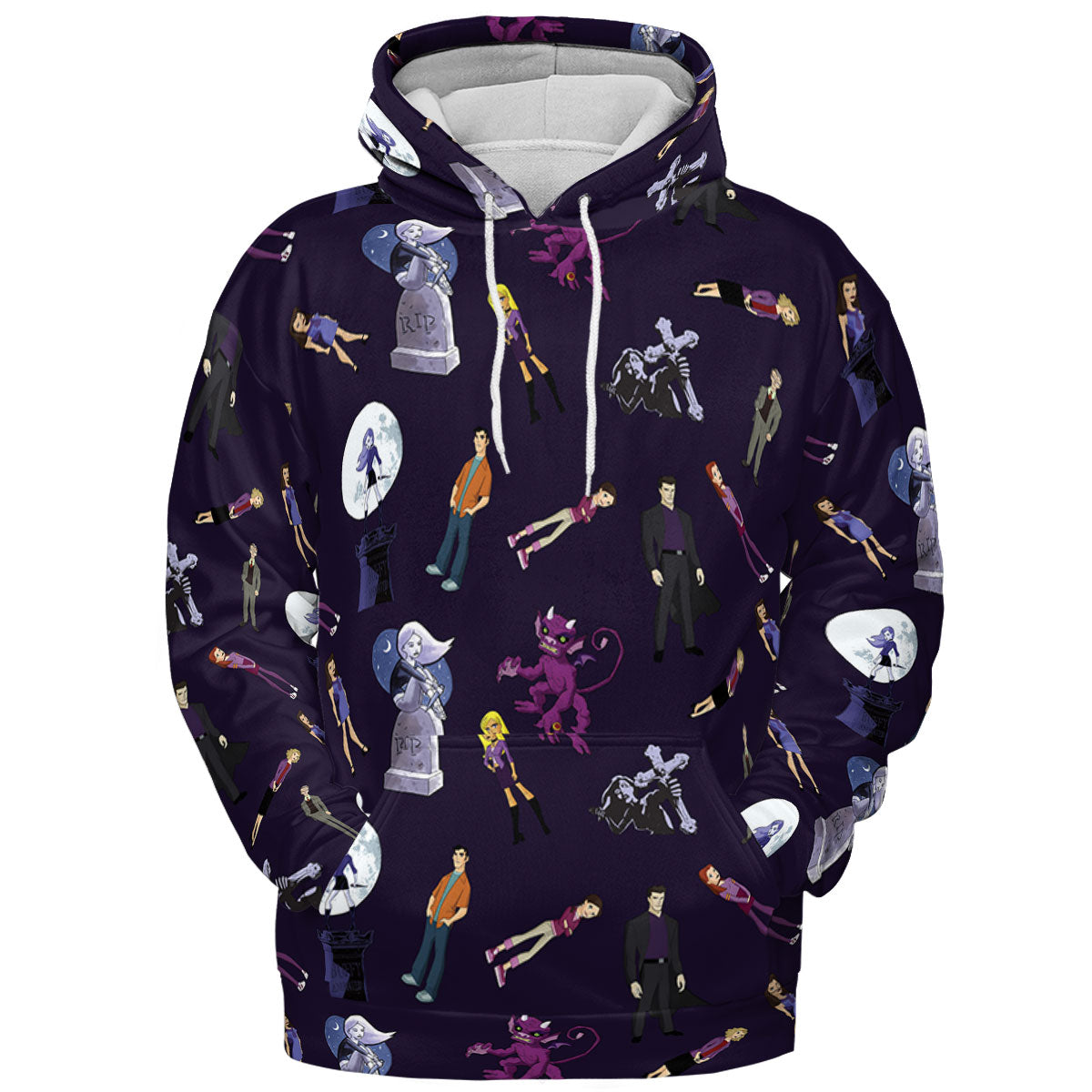 All-over Print Hoodie - Z1V75CUR